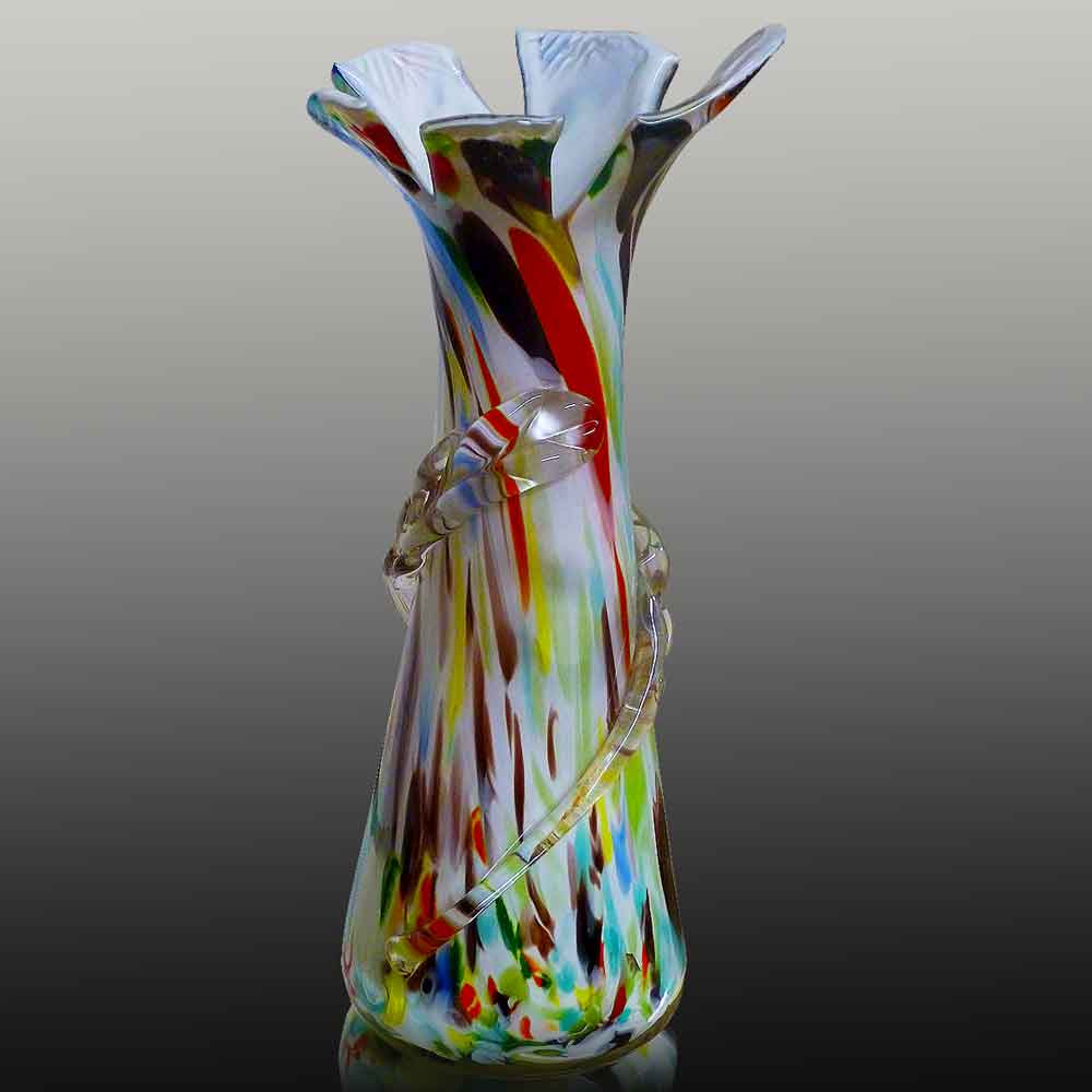 ムラーノガラス　Vintage MURANO Murano Blown Glass Vase│名作デザイナーズ家具のインテリア